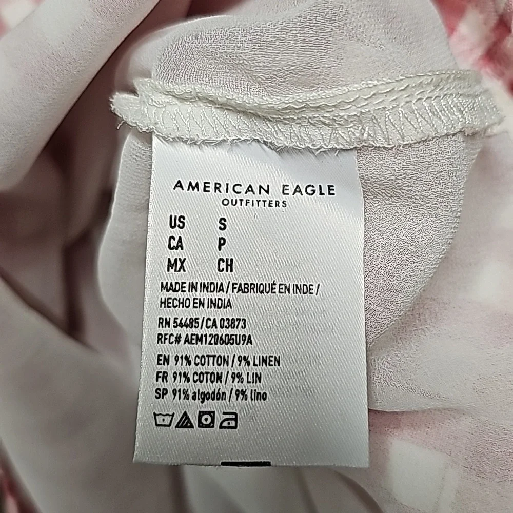 American Eagle Gingham Skirt sz S - Picture 6 of 6